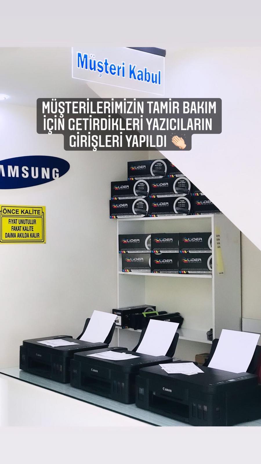  Canon toner dolum antalya yazıcı tamiri servisi toner
