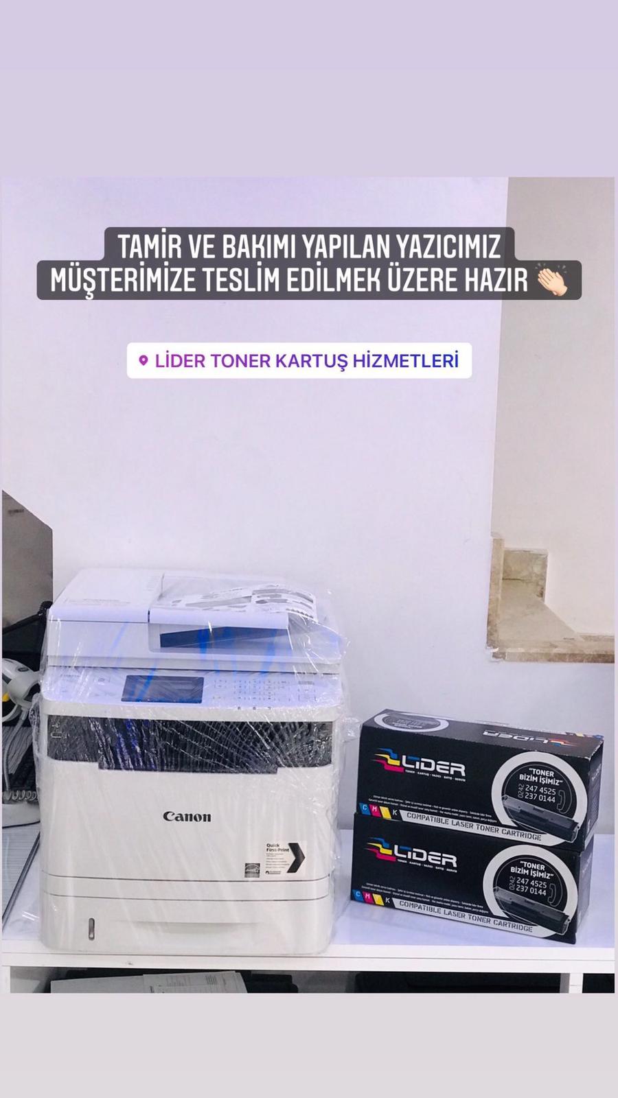  Canon toner dolum antalya yazıcı tamiri servisi toner